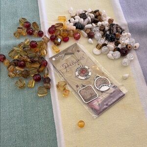 Blue Moon Poetiques charms seashells and other beads